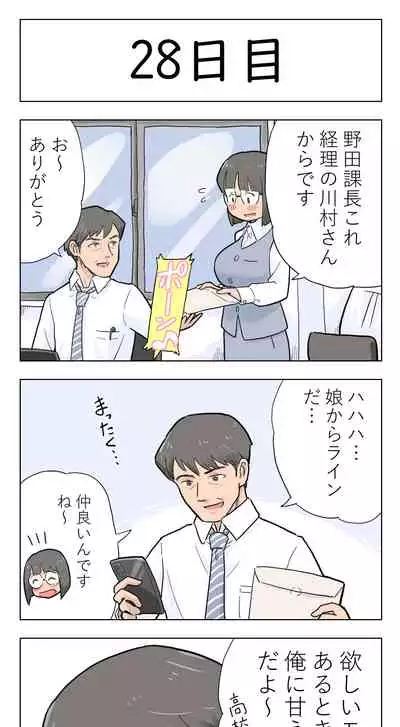 [Lithium] 100-nichigo ni Aiken to Sex suru Jimi Kyonyuu Megane-chan [Ongoing]