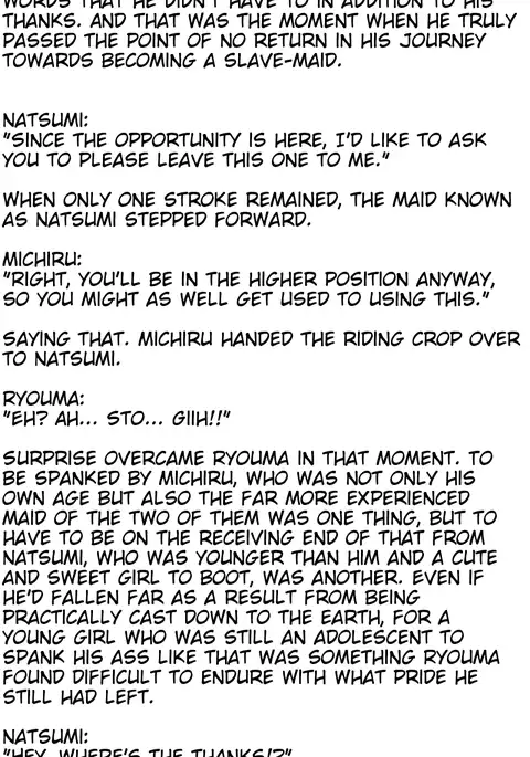 The M-to-F'ed son of a distinguished family - The spoiled rotten brat who was made a maid -