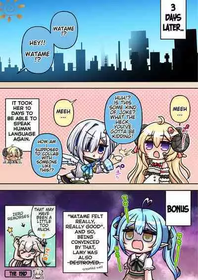 [Minominiya (Minomini)] Futashishi x Wata ~Lion no Aijou Hyougen Hen~ | Futashishi x Wata ~Lalion's Expression of Love~ (Shishiro Botan, Tsunomaki Watame) [English] [Rabu&Desu translations]