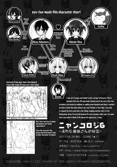 (COMIC1☆11) [KINOKONOMI (konomi)] Nyancology 6 -Nureta Nekoda-san no Himitsu- | Nyancology 6 -Nekoda-san's Wet Secret- [English] {Doujins.com}