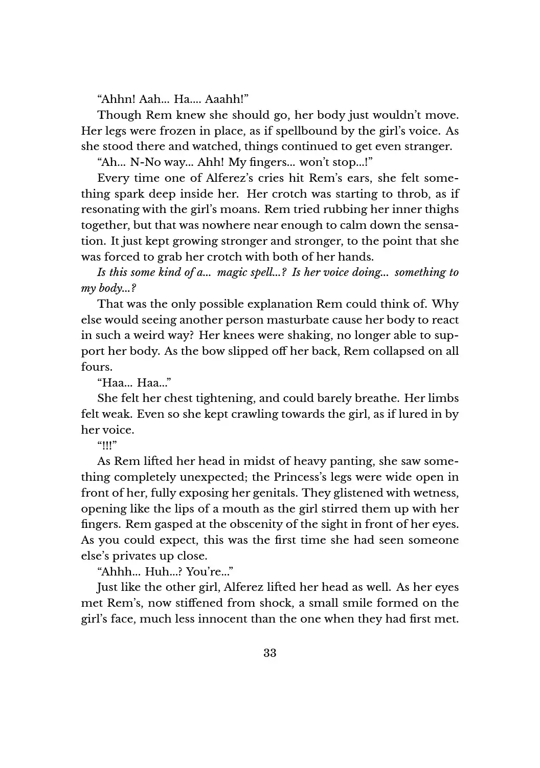 Yuri Elf to Norowareta Hime | A Lesbian Elf and a Cursed Princess Ch. 1