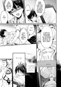 (SUPER23) [Aiou (Aoshi Hina)] Hen na T-shirt Kisetara Kareshi ga Okashiku Natta | Having donned an odd t-shirt, the boyfriend became strange (Free!) [English] [Arigatomina]