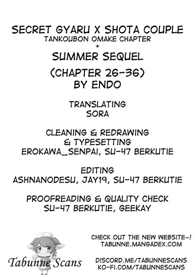 [Macaron (End)] Himitsu no Gal Shota Summer | Secret Gyaru x Shota Couple tankoubon omake chapter + Summer sequel Ch.26-36 [English] [Tabunne Scans]