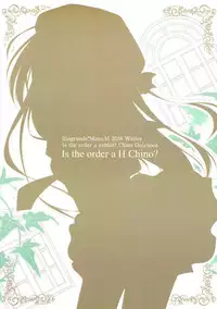 (C91) [Rio Grande (Mitsui Mana)] Gochisou wa Ecchi na Chino desu ka? (Gochuumon wa Usagi desu ka?)