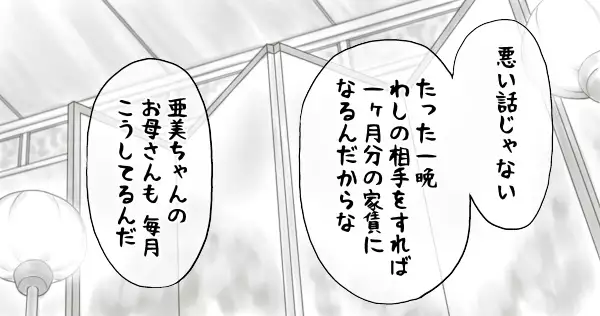 家賃が払えなくて…亜美