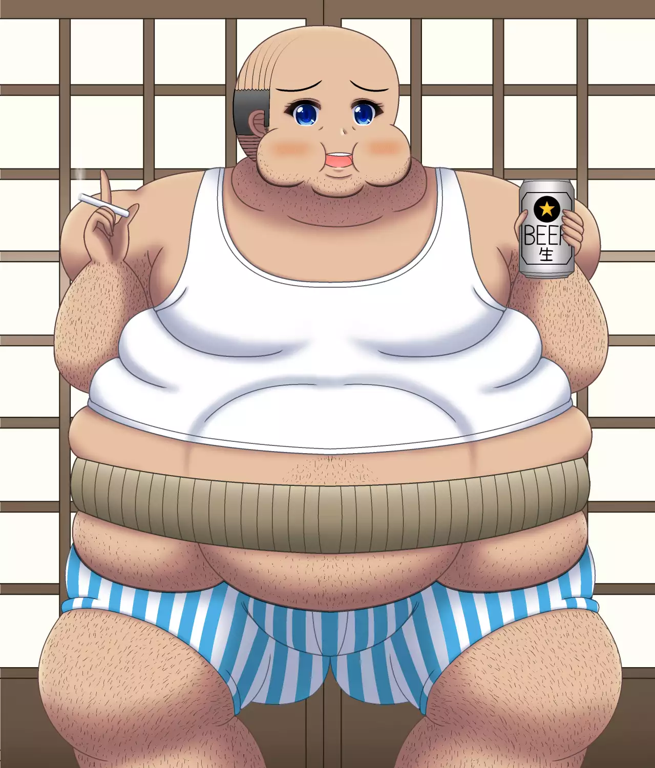 I will love my girlfriend even if she becomes a bald dad | Ore no Kanojo ga Hagedebuoyaji ni Natte mo Aishitai