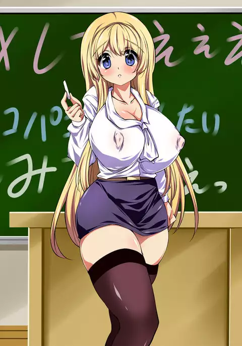 Blond & Busting Busty Teacher from U.S. Is Assigned to the Worst School in Japan