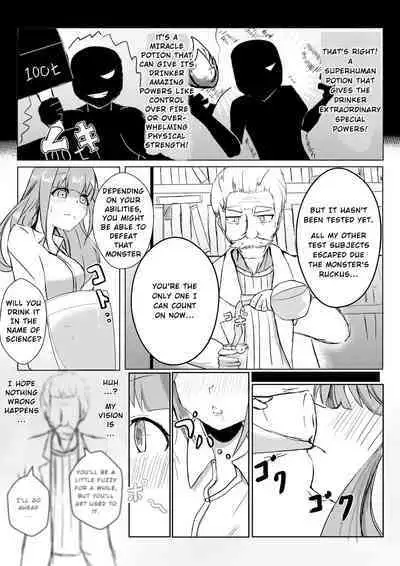 [Potter.L] A girl who takes a potion and becomes bigger than a monster [ENG]