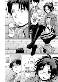 (FALL OF WALL4) [Inubaka (Matsuzono)] Shikkari shite kudasai Buntaichou. | Please take this seriously, Squad Leader. (Shingeki no Kyojin) [English] [EHCove]