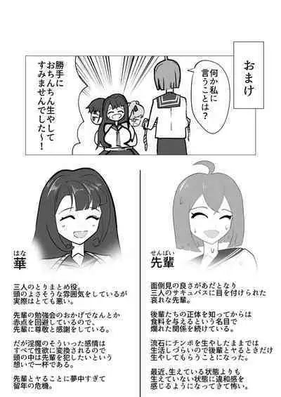 Onnanoko nara Chinpo Haete mo Irojikake ni Maketari Shimasen yo ne?