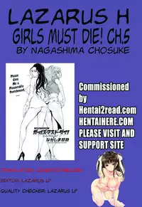 [Nagashima Chousuke] Girls Must Die! Ch. 1-8 [English] [Lazarus H]