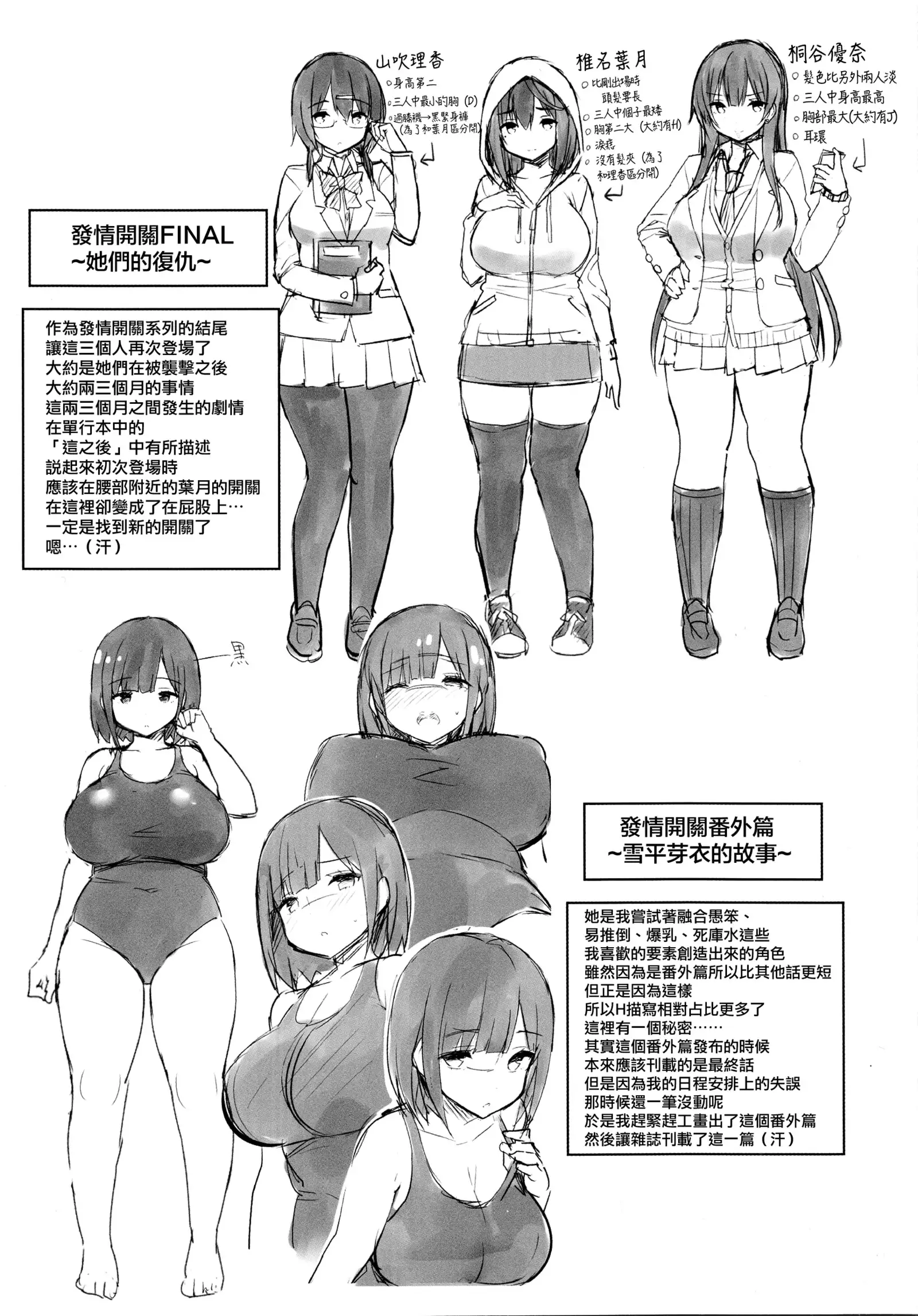 Hatsujou Switch ~ Otosareta Shoujo-tachi ~ + Melonbooks leaflet + Toranoana Leaflet