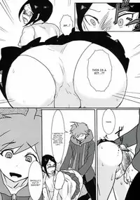 (Gakuen Trial) [Hanaji (Douman Ao)] Psycho x Fake (Danganronpa) [English] [Amamiami-kun]