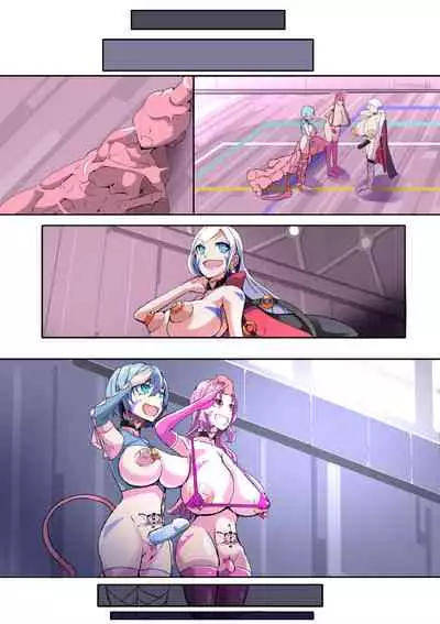 [hentaiworks (Aruma)] Warui Futanari Kanbu ni Makete Kaizou Souchi ni Tsunagarechau Hero-san no Hanashi. Goutetsu no Dagger Ch. 1