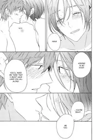 (Renai Jiyuugata! Osaka Taikai 2) [kiri (Fami)] Unmei Ja Nai Hito (Free!) [English] [yefione]