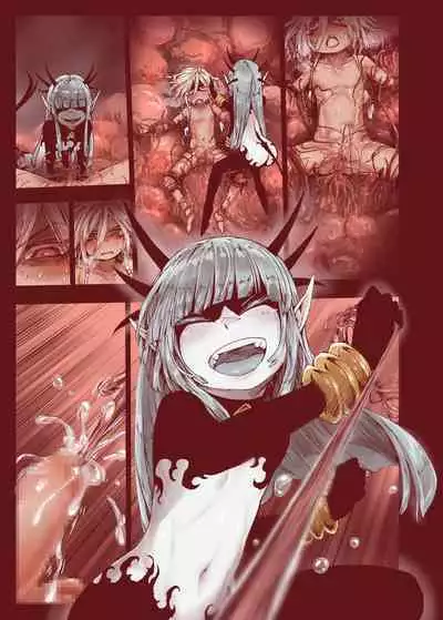 Daraku no Majo ~Shounen Yuusha to Tsurupeta Elf wa Ika ni Shite Majo ni Yabureta ka