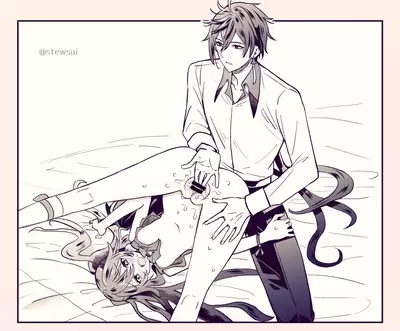 [stewsui] (文言文)Zhongli x Hu Tao love story hentai doujinshi (Genshin Impact)[Chinese] [hEROs汉化组]