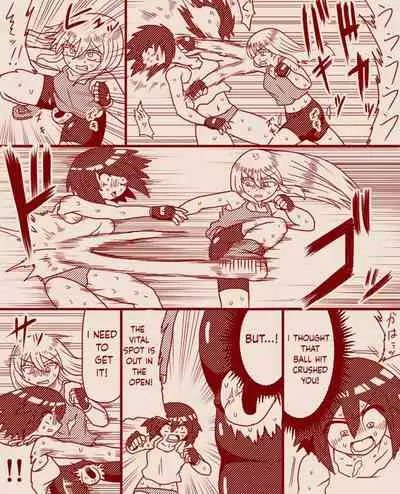 A futanari girl gets her balls hurt during body check (TERA) (COMPLETE)